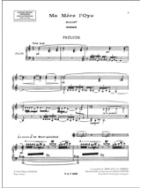 Ma Mère L'Oye. Le Ballet - RAVEL - Partition - Piano